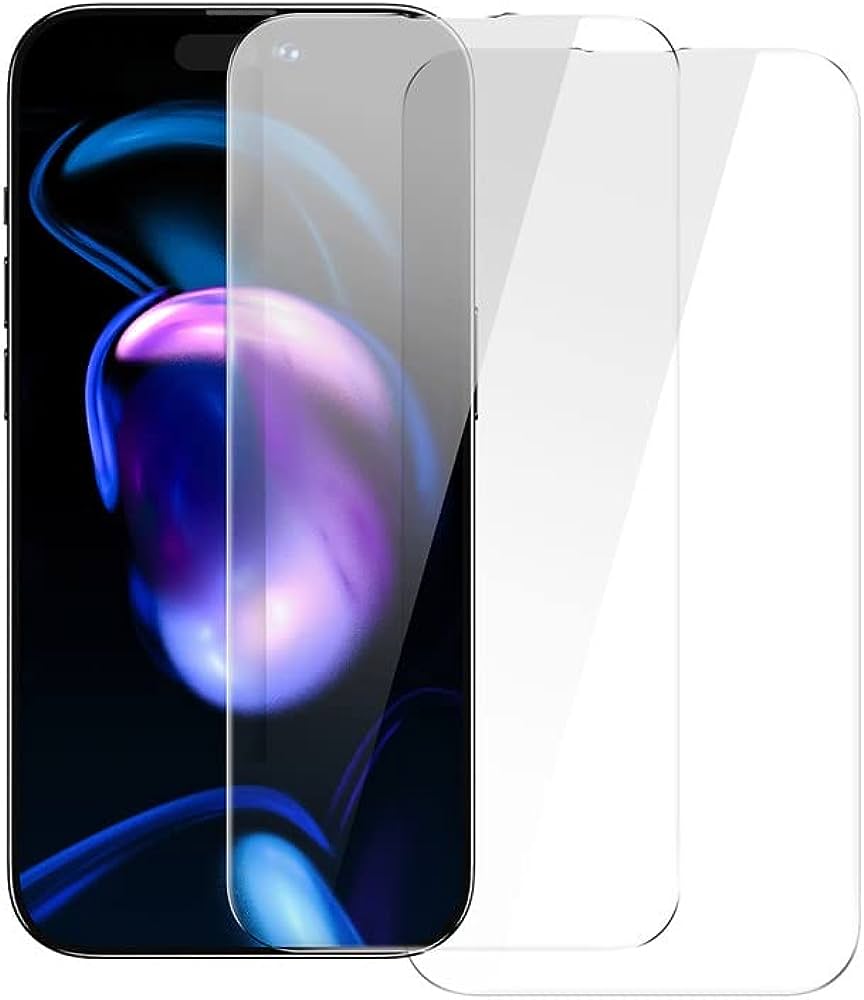 gsm.ma Accessoire Protège-écran Lot de 2 en verre trempé Crystal All-Tempered-Glass Baseus 0.3mm pour iPhone 14/iPhone 13/iPhone 13 Pro
