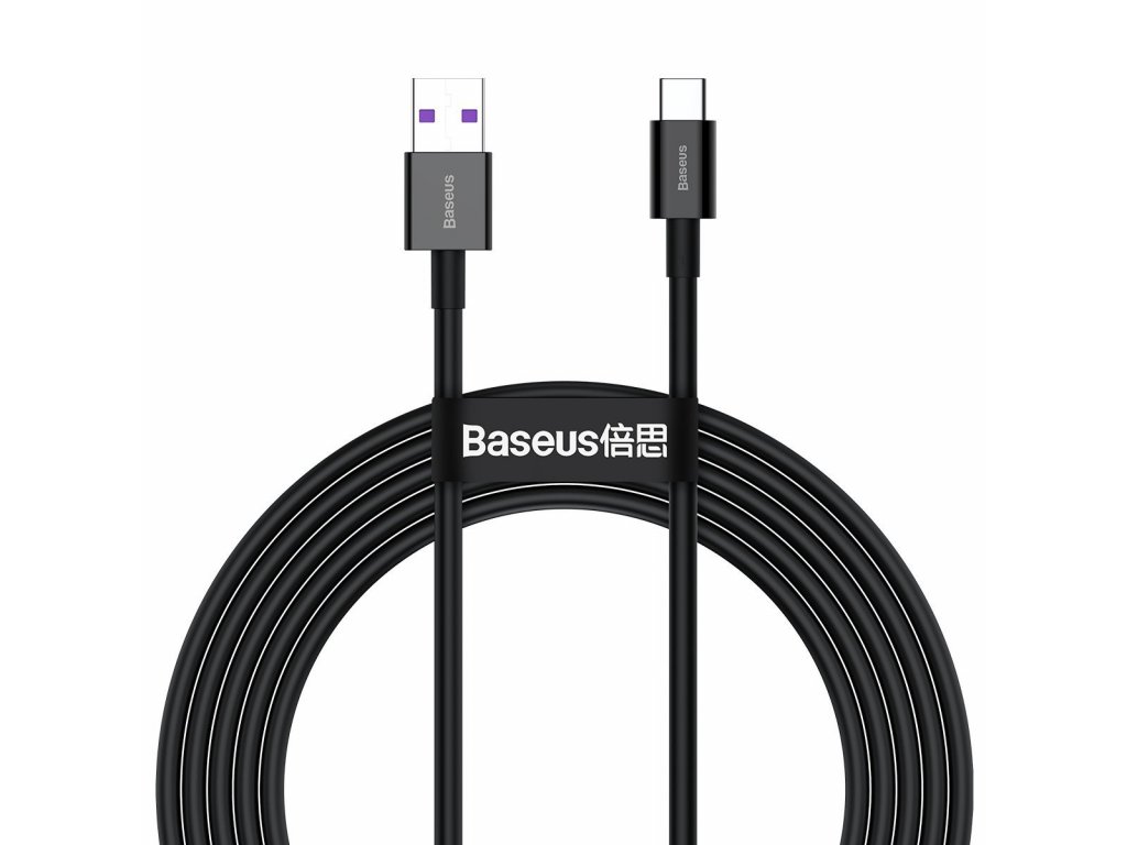 gsm.ma Accessoire Cable  USB to Type-C 66W  2m Baseus Superior Series Fast Charging Data Cable Black