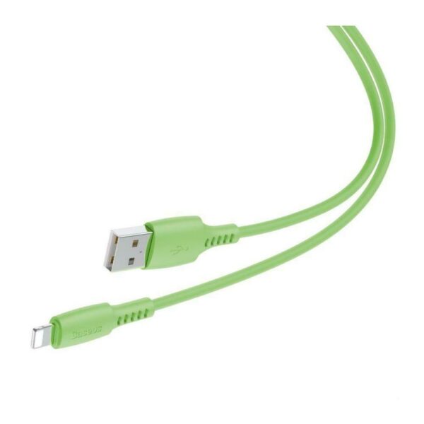 gsm.ma Accessoire Câble USB rapide Baseus Green en forme de C (rétroéclairé)