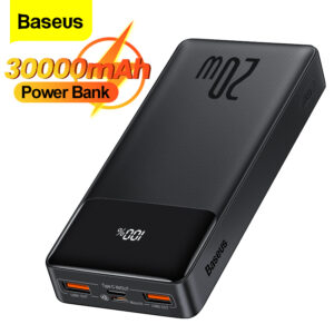 gsm.ma Accessoire Power  Baseus Bank 30000mAh 20W Bipow Digital Display