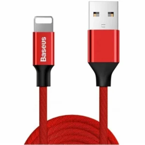 gsm.ma Accessoire Câble USB / USB vers  Lightning Baseus Yiven avec tresse matérielle 1,2M Rouge (CALYW-09)