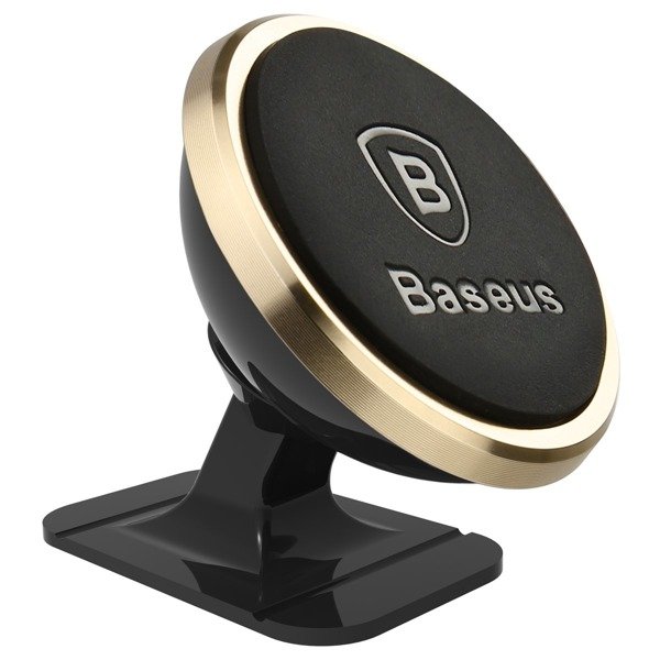 gsm.ma Accessoire Baseus 360° Rotation Magnetic Mount Holder Luxury Gold