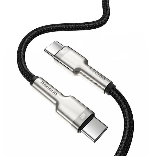 gsm.ma Accessoire Câble Baseus USB-C Type-C 100 W Cafule Métal |  Power Delivery Quick Charge 4.0 2 m (CATJK-D01)