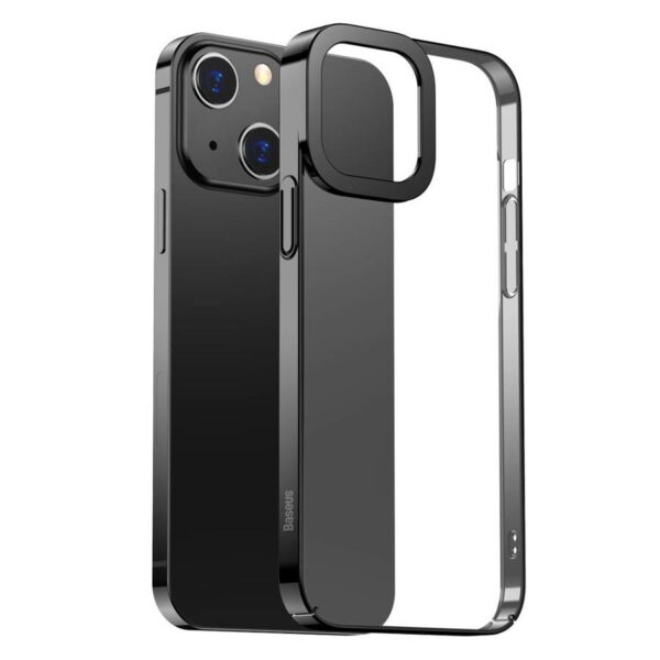 gsm.ma Accessoire Baseus Glitter Case coque transparente iPhone 13 noir (ARMC000001)