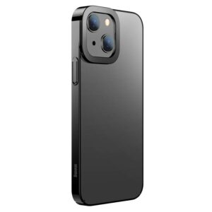 GSM Maroc Accessoire Baseus Glitter Case coque transparente iPhone 13 noir