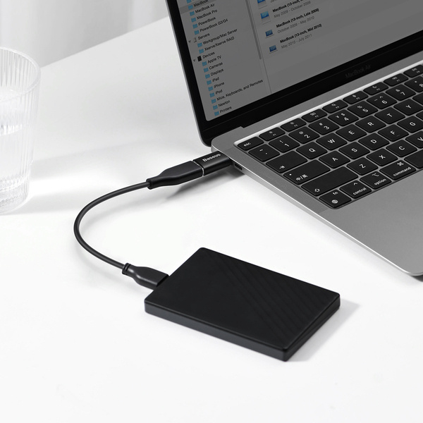 gsm.ma Accessoire Adaptateur Mini OTG Baseus Ingenuity Series Type-C vers USB-A 3.1 Noir