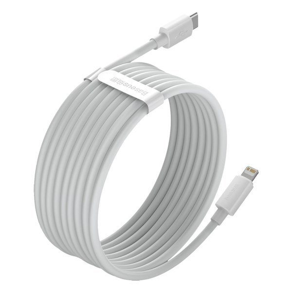 gsm.ma Accessoire Lot de 2 câbles Baseus USB-C – Lightning 20W  Sagesse Simple | pour iPhone iPad (TZCATLZJ-02)