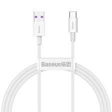 gsm.ma Accessoire Cable USB to Type-C 66W Baseus Superior Series Fast Charging Data Cable  1m White