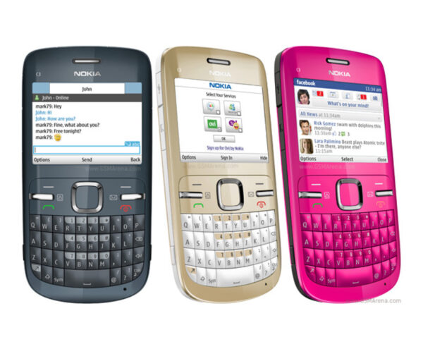 GSM Maroc Téléphones basiques Nokia C3 (2010)