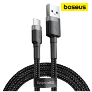 Image de Baseus Câble USB-C 0,5m Noir/Gris – CATKLF-AG1