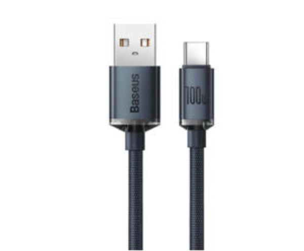 Image de Câble Baseus USB vers USB Type-C 100W/1.2M Noir (CAJY000401)