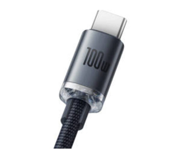 Image de Câble Baseus USB vers USB Type-C 100W/1.2M Noir (CAJY000401)