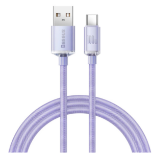 Câble Baseus USB vers USB Type-C 100W/1.2M Violet (CAJY000405)