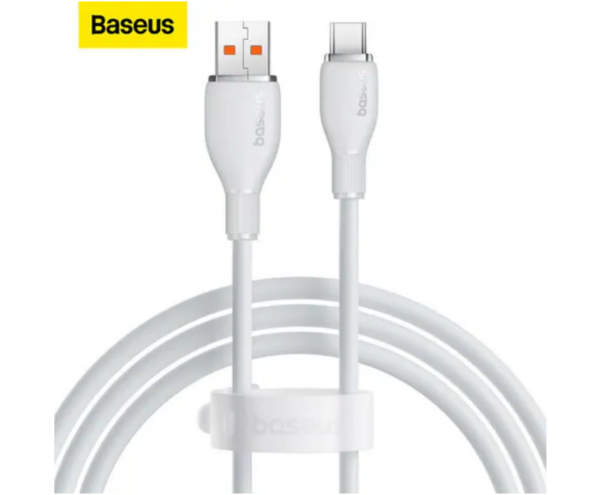 Image de Baseus Câble USB à USB-C 100W 1.2m Blanc – P10355703221-B1