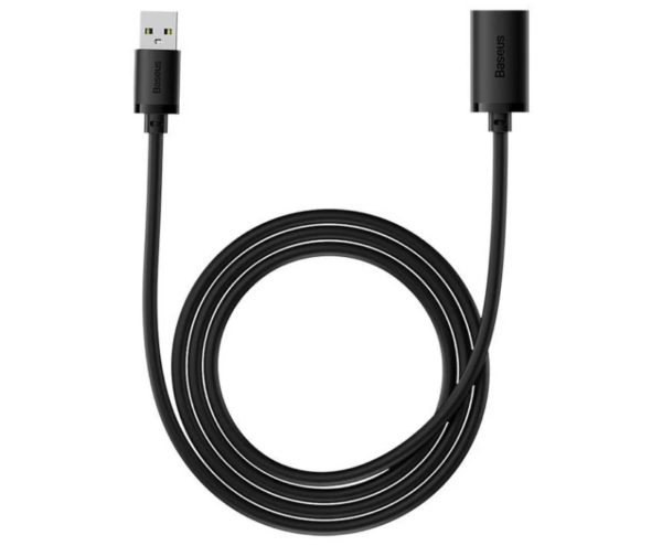 Image de Baseus Câble Extension USB 2.0 1.5m Noir – Modèle B00631101111-00