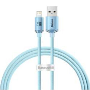 Baseus Câble USB – Lightning 2.4A / 1.2m Bleu – CAJY00110
