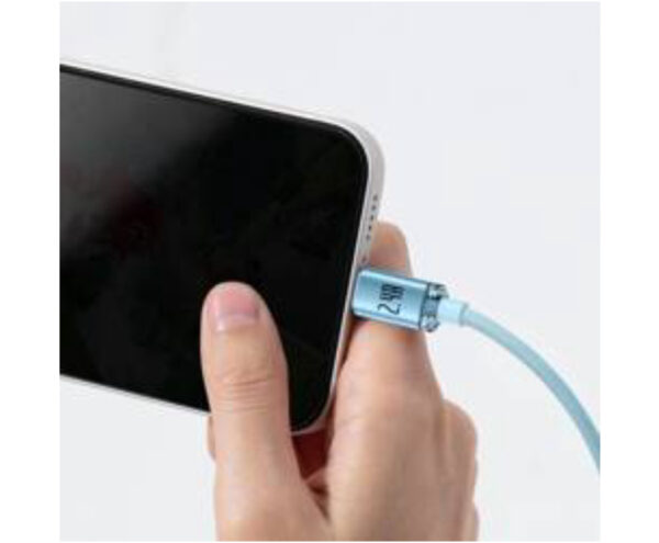 Image de Baseus Câble USB – Lightning 2.4A / 1.2m Bleu – CAJY00110