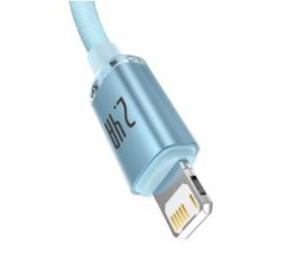 Image de Baseus Câble USB – Lightning 2.4A / 1.2m Bleu – CAJY00110