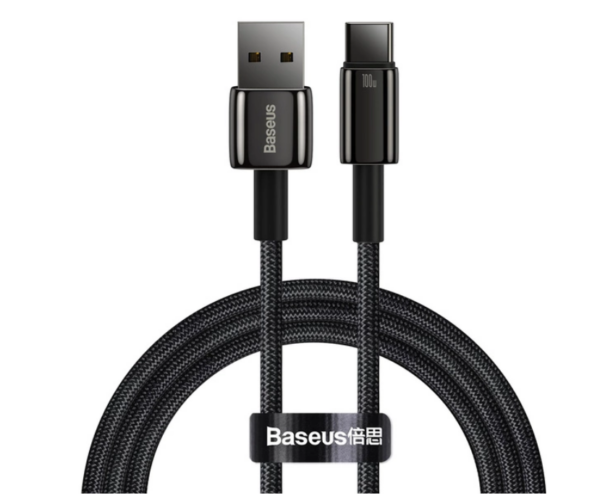 Image de Baseus Cable USB vers TYPE-C 1000W/1M Noir – CAWJ000001