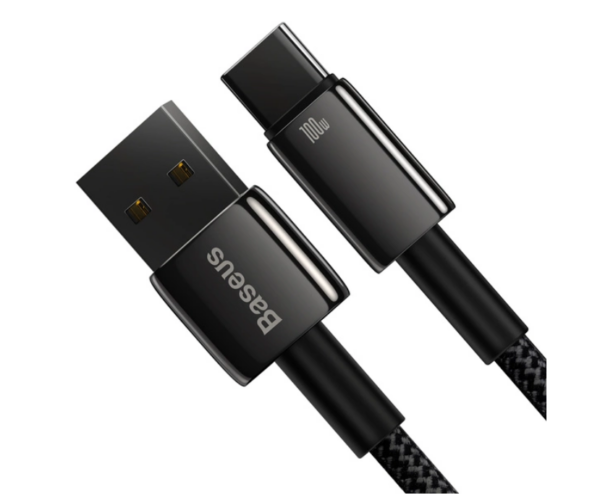 Image de Baseus Cable USB vers TYPE-C 1000W/1M Noir – CAWJ000001