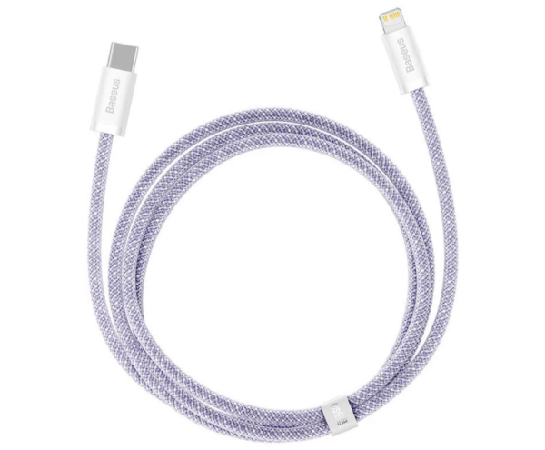 Image de Baseus Câble de Type-C vers IP 20W/1M Violet – CALD040205