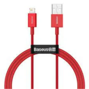 BASEUS Cable Lightning 1M/2.4A, Rouge – CALYS-A09