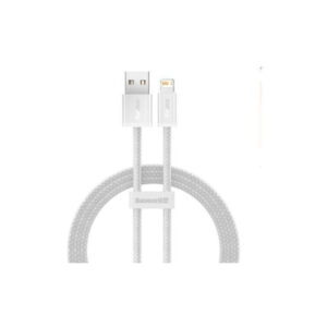 Image de Baseus Câble USB-Lightning 2m 2.4A Blanc – CALD000502