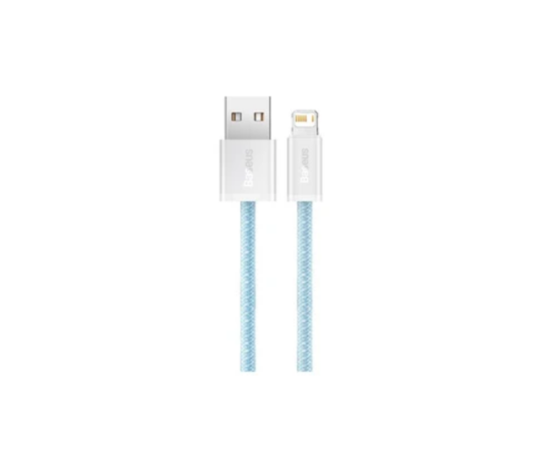 Image de Baseus Câble USB-Lightning 2m 2.4A Blanc – CALD000502