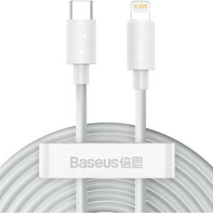 Image de Baseus Câble Type-C vers Lightning 20W 1.5M / 2 pièces Blanc – TZCATLZJ-02
