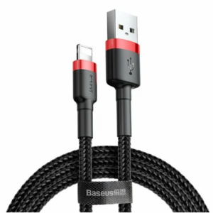 Baseus Câble USB-Lightning 50cm Noir/Rouge – CALKLF-A19