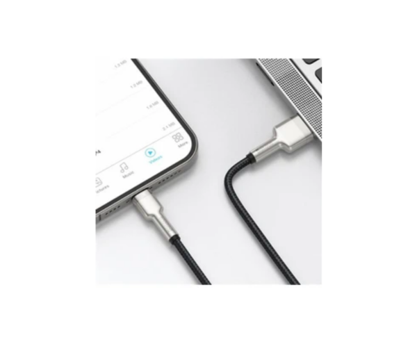 Image de Baseus Câble USB Lightning 2.4A 2m Noir – CALJK-B01