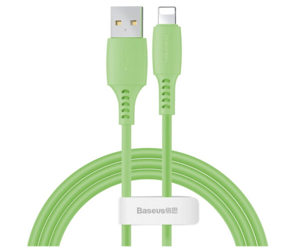 Image de Baseus Câble USB-Lightning 1.2m Vert – CALDC-06