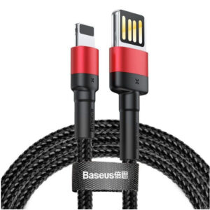 Baseus Câble USB Lightning 1m 2.4A Noir-Rouge