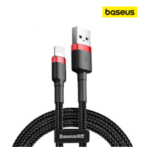 Image de Câble USB pour Lightning Baseus 1.5A 2M – Noir/Rouge CALKLF-C19