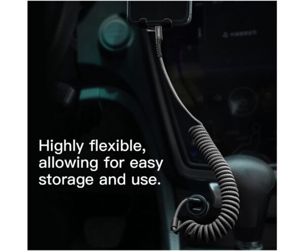 Image de Câble USB Baseus pour iPhone 2A 1m – Noir CALSR-01