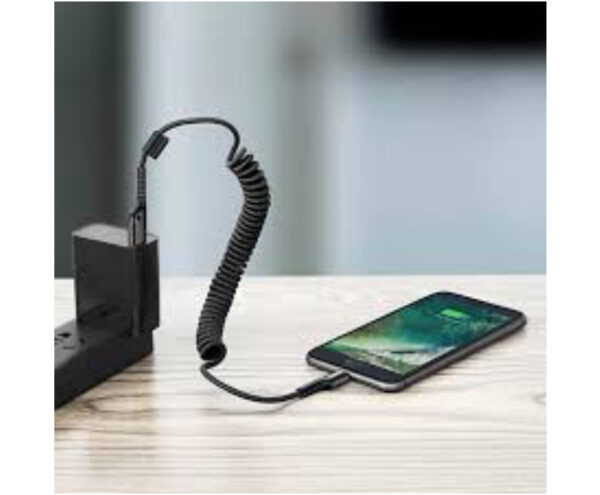 Image de Câble USB Baseus pour iPhone 2A 1m – Noir CALSR-01