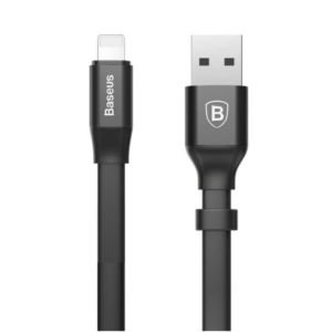 Baseus Câble USB-Lightning 23cm 2A Noir – CALMBJ-01