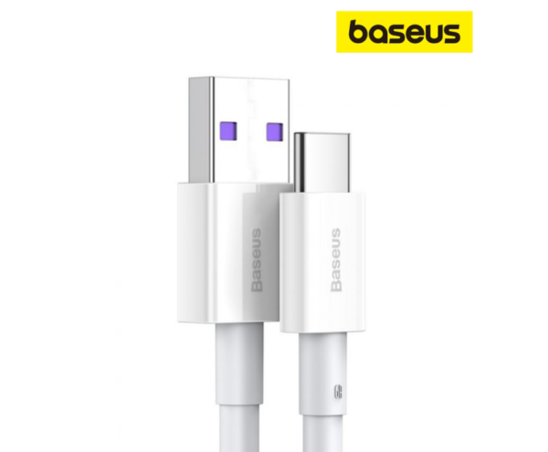 Image de Baseus Câble USB vers Type-C 66W 2m Blanc CATYS-A02