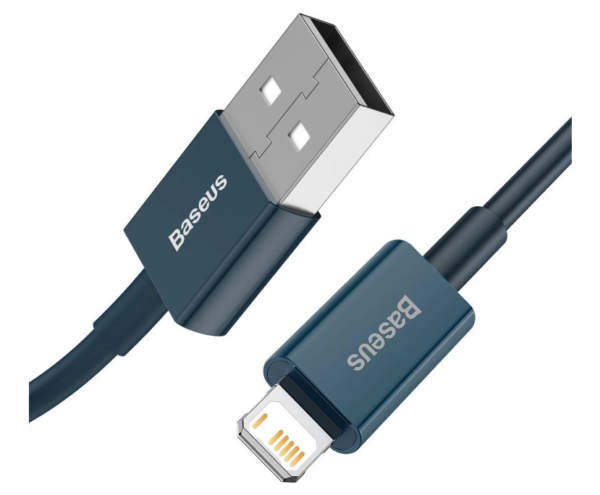 Image de Baseus Cable USB to iP 2.4A 2m -blue- CALYS-C03