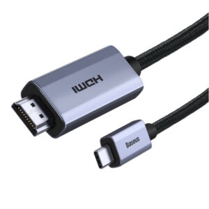 Image de Baseus Câble adaptateur Type-C vers HDMI 4K 60Hz 2m Noir – WKGQ010101