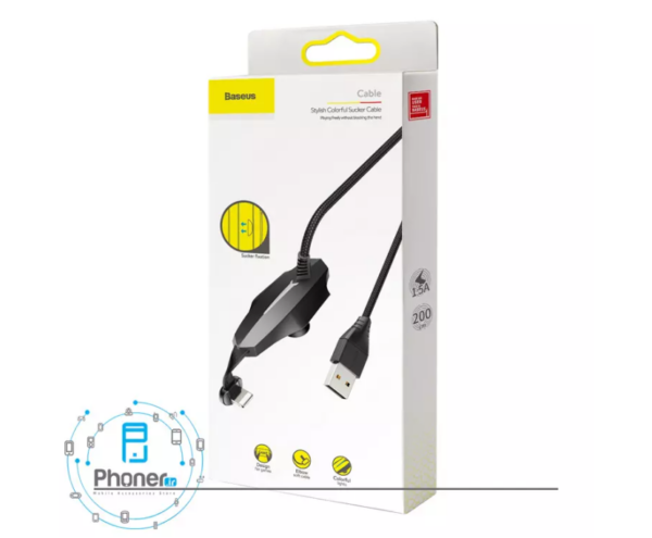 Image de Baseus Câble USB vers Lightning Gaming 2m Noir CALXA-B01