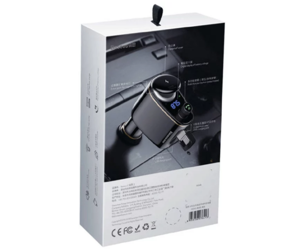 Image de Baseus Car Bluetooth MP3 Player S-06 Noir (CCHC000001)