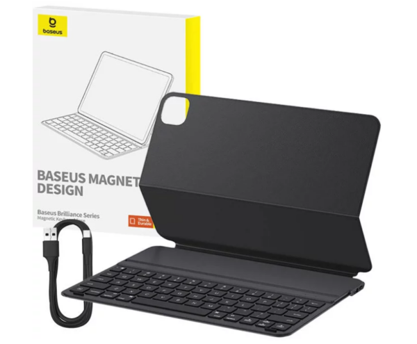 Image de Baseus Case For Pad Pro 12.9 Black Avec Cable TYPE-C-p40112602111-04