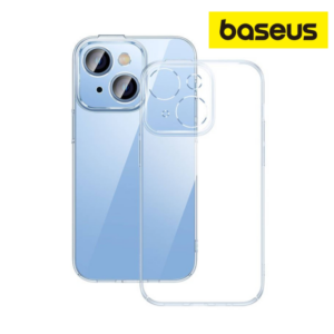 Image de Baseus Coque pour iPhone 14 – Pack de 1 avec Protecteur d’Écran en Verre Trempé et Kit de Nettoyage – ARJB000002