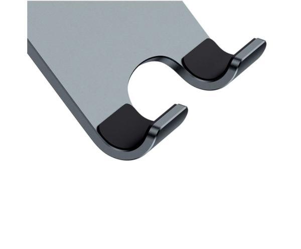 Image de Baseus Desktop Biaxial Support de tablette pliable en métal gris-LUSZ000113
