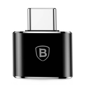 Baseus Mini Adaptateur USB Femelle Vers Type-C Mâle Noir – CATOTG-01