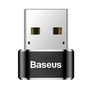 Image de Baseus Mini Adaptateur Type-C Femelle à USB Mâle Noir – CAAOTG-01