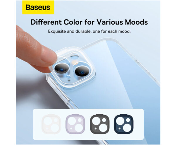 Image de Coque de Protection Baseus pour iPhone 14 – Blanc/Noir/Bleu/Violet ARHJ000002