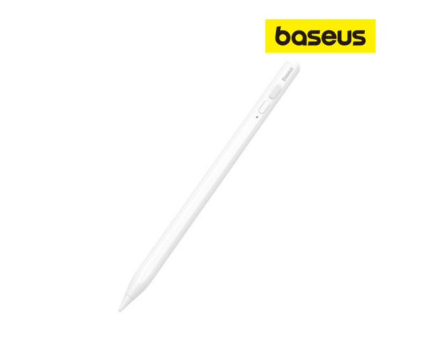 Image de Baseus Stylet Capacitif avec Indicateur LED pour iPad Blanc + Câble Type C 3A – SXBC000202