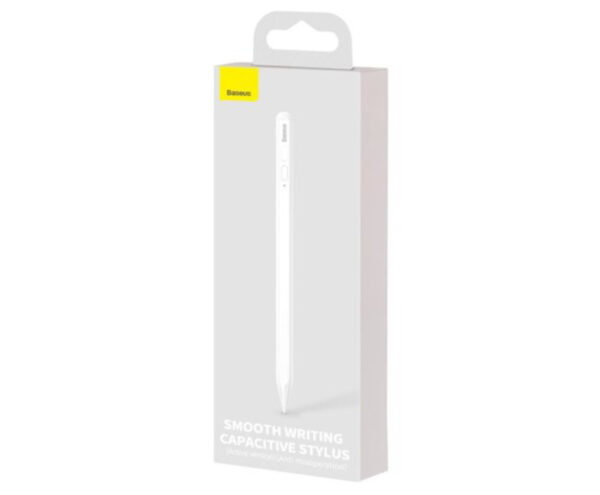 Image de Baseus Stylet Capacitif avec Indicateur LED pour iPad Blanc + Câble Type C 3A – SXBC000202